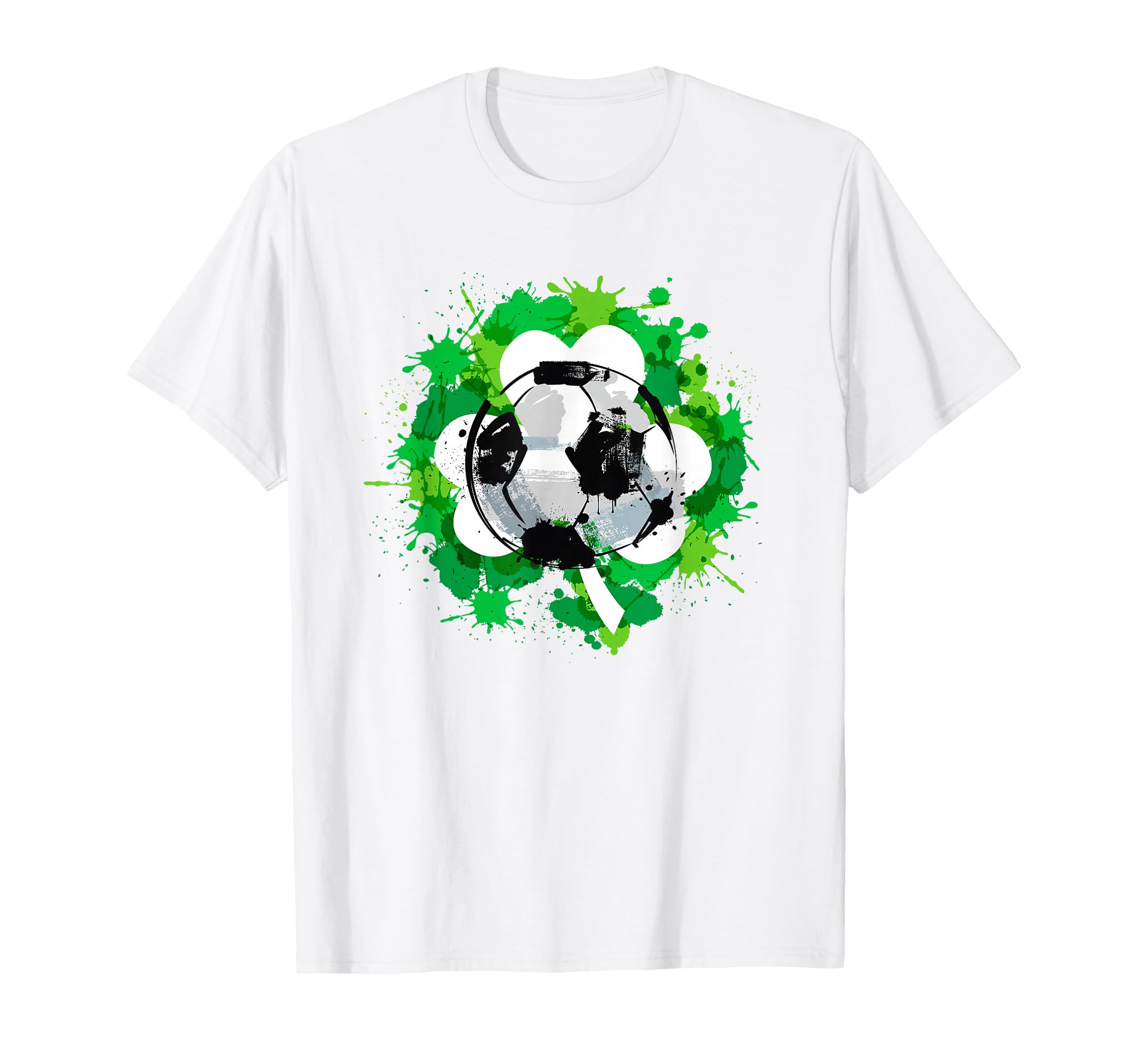 St Patricks Day Soccer St Pattys T-Shirt - Fun Novelty Design Unisex - T-Shirt, Sweatshirt, Hoodie