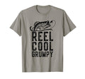 Reel Grumpy Fishing Funny Grandpa T-Shirt - Minimalist Print for Adults - T-Shirt, Sweatshirt, Hoodie
