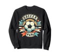 Soccer Papa Family Matching Dad Sweatshirt - Minimalist Print Unisex - T-Shirt, Sweatshirt, Hoodie