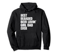 Best Bearded Beer Loving Dad Ever Hoodie - Aesthetic Graphic Men Women - T-Shirt, Sweatshirt, Hoodie