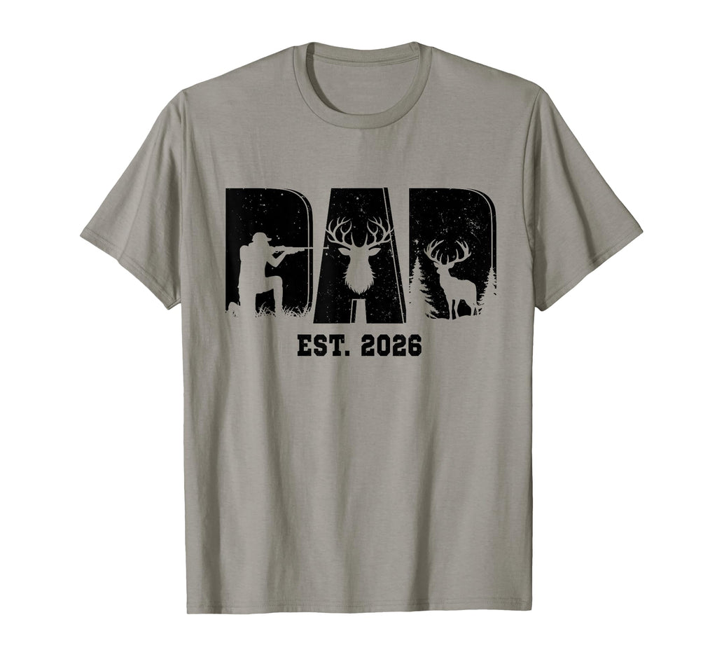 Dad Est 2026 Hunter Dad Hunting Deer T-Shirt - Custom Art Print Men Women - T-Shirt, Sweatshirt, Hoodie