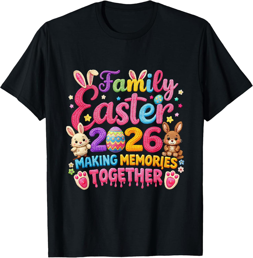 2026 Family Easter Making Memories Bunny Cousin Crew - Adult & Kids T-Shirts, Sweatshirts & Hoodies apparel design preview 1