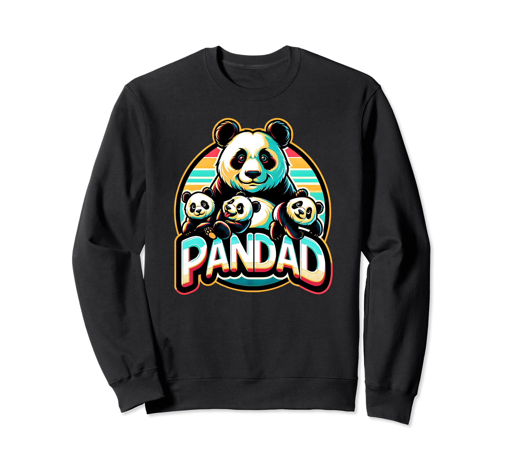 Panda Bear Dad Pandad Panda Bears Sweatshirt - Unique Graphic for Adults - T-Shirt, Sweatshirt, Hoodie