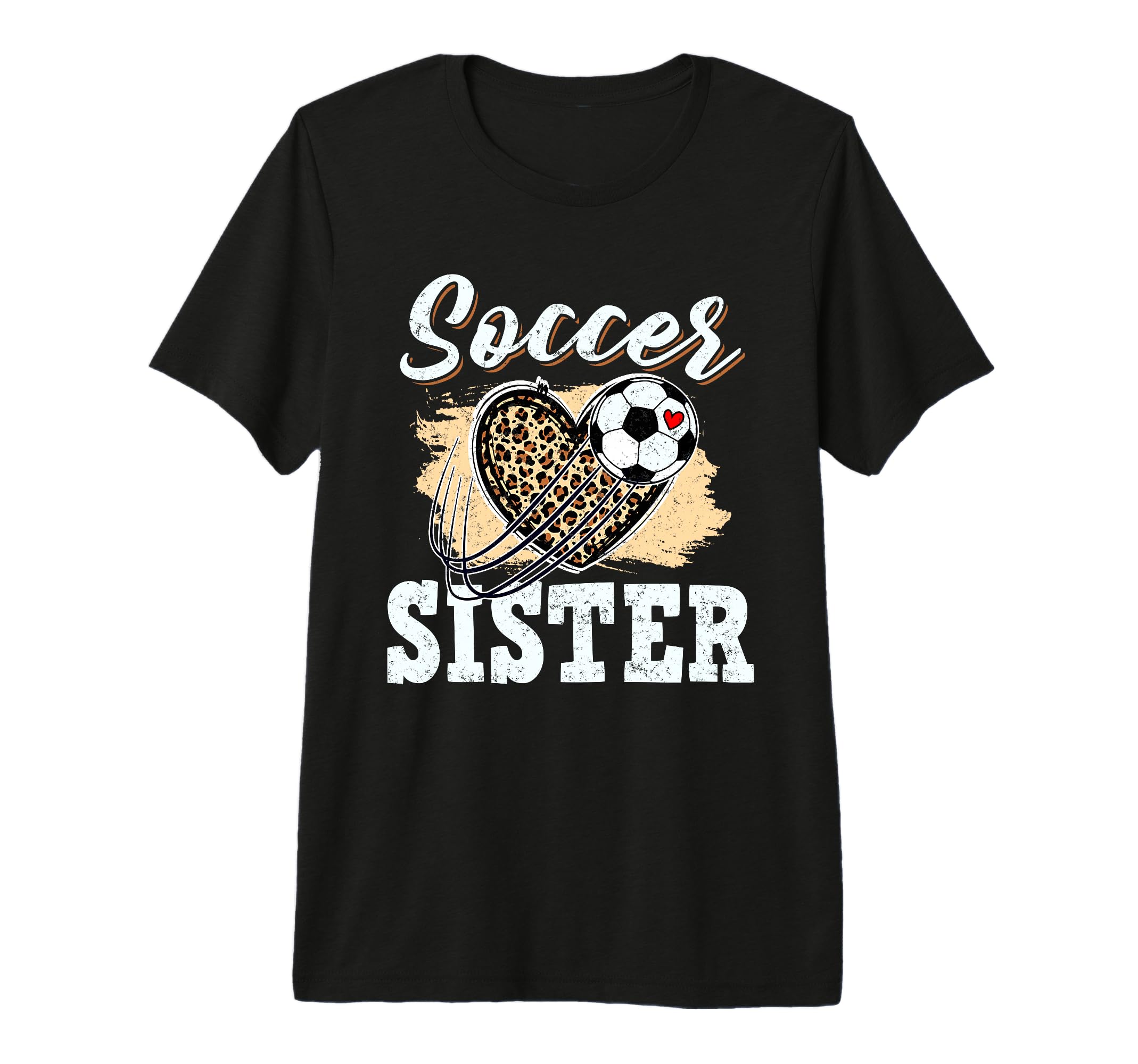 Soccer Sister Leopard Sport Sister T-Shirt - Minimalist Print Men Women - T-Shirt, Sweatshirt, Hoodie