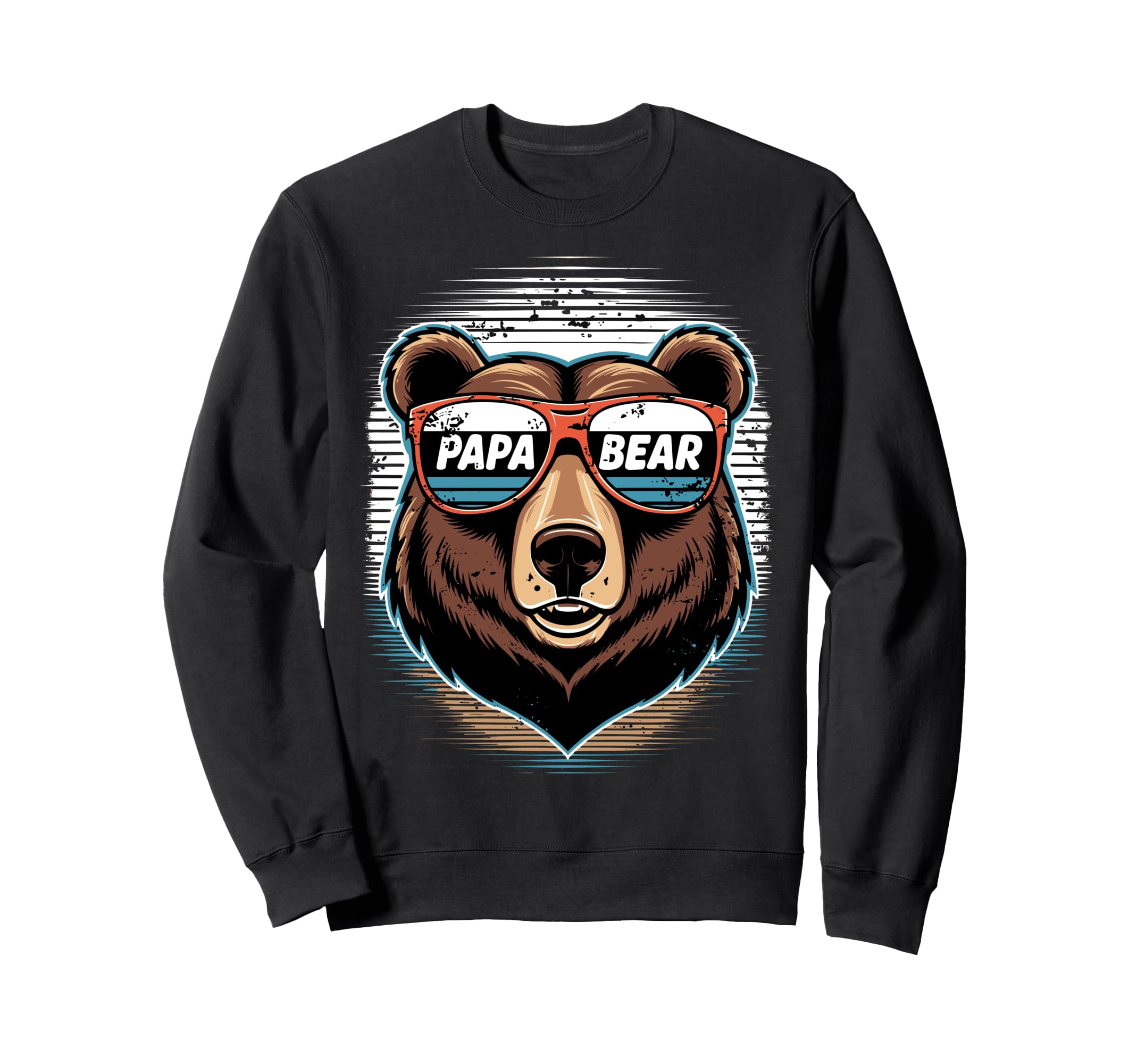 Papa Bear Husband Father Family Sweatshirt - Trendy Graphic Men Women - T-Shirt, Sweatshirt, Hoodie