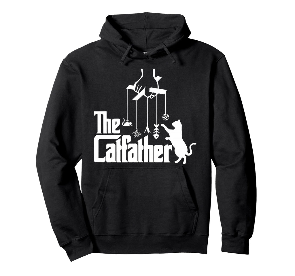 Funny Cat Dad Life Catfather Fathers Day Hoodie - Custom Art Print Unisex - T-Shirt, Sweatshirt, Hoodie