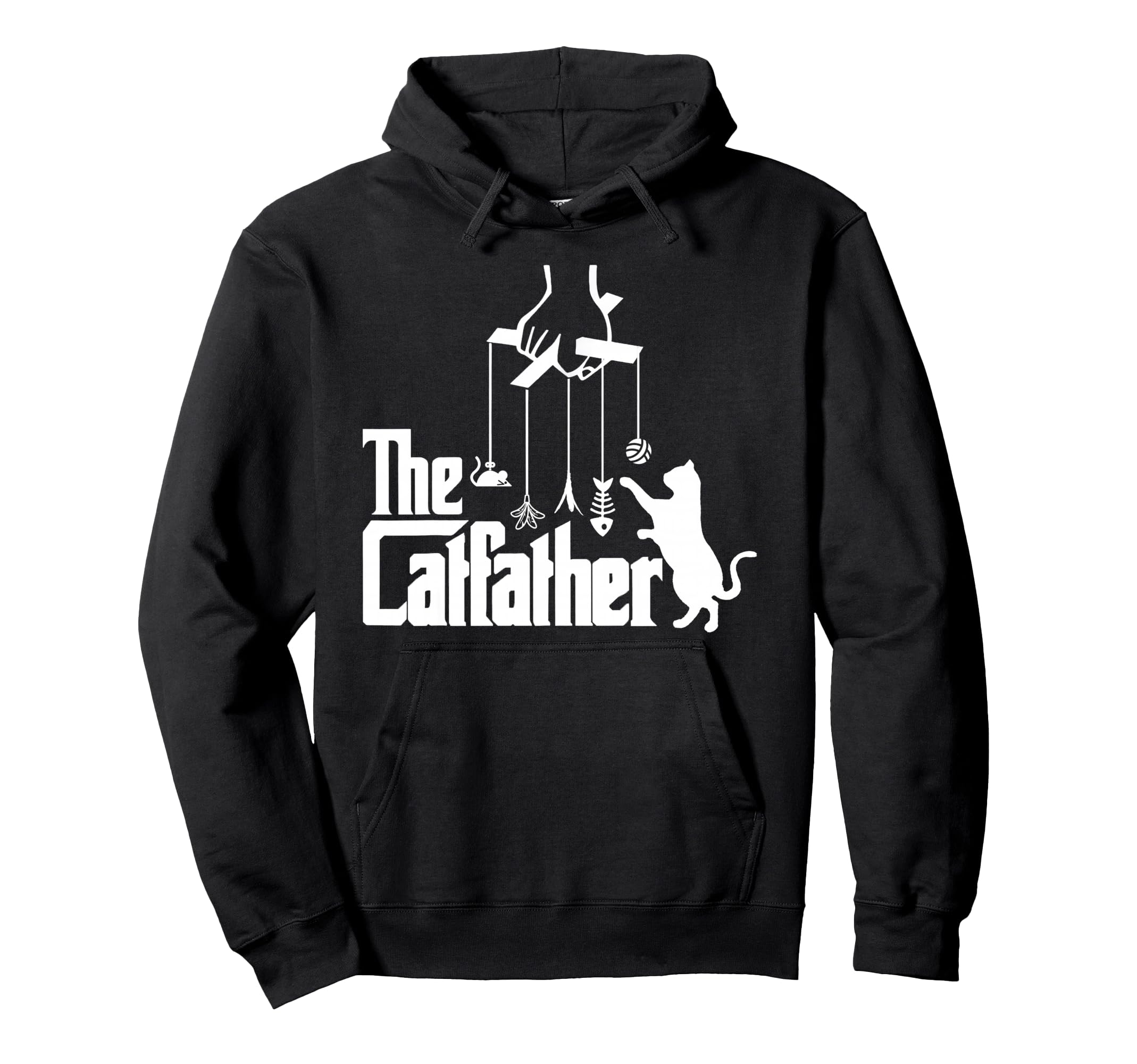Funny Cat Dad Life Catfather Fathers Day Hoodie - Custom Art Print Unisex - T-Shirt, Sweatshirt, Hoodie