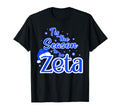 Tis Season To Be Zeta Santa Hat T-Shirt - Minimalist Print Unisex - T-Shirt, Sweatshirt, Hoodie