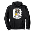 Leopard Busy Raising Ballers Softball Hoodie - Minimalist Print Unisex - T-Shirt, Sweatshirt, Hoodie