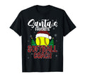 Funny Santas Favorite Softball Coach T-Shirt - Minimalist Print for Adults - T-Shirt, Sweatshirt, Hoodie