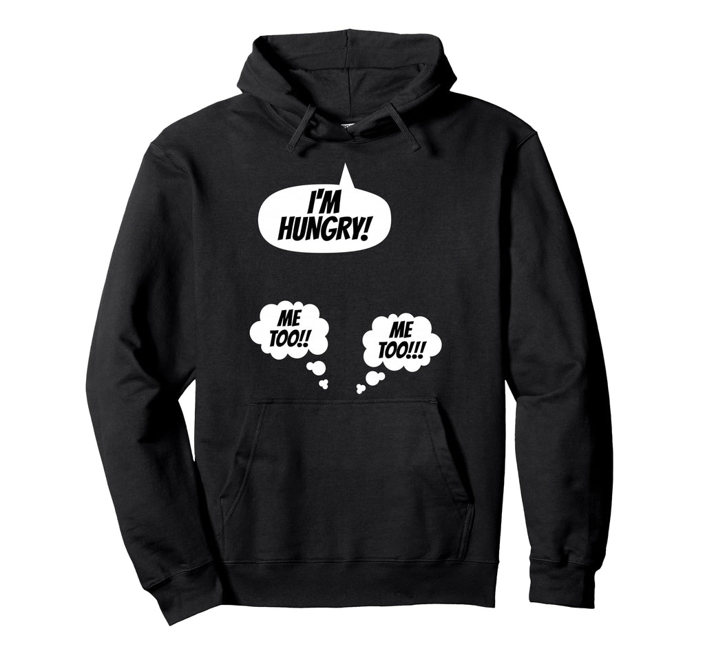 New Mom Mum Twins Announcement Pregnancy Hoodie - Graphic Print for Adults - T-Shirt, Sweatshirt, Hoodie