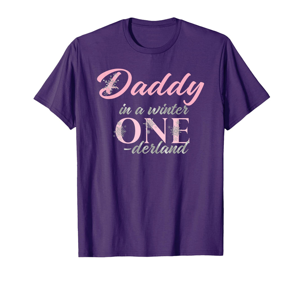 Daddy Birthday Winter Onederland T-Shirt - Fun Novelty Design for Adults - T-Shirt, Sweatshirt, Hoodie