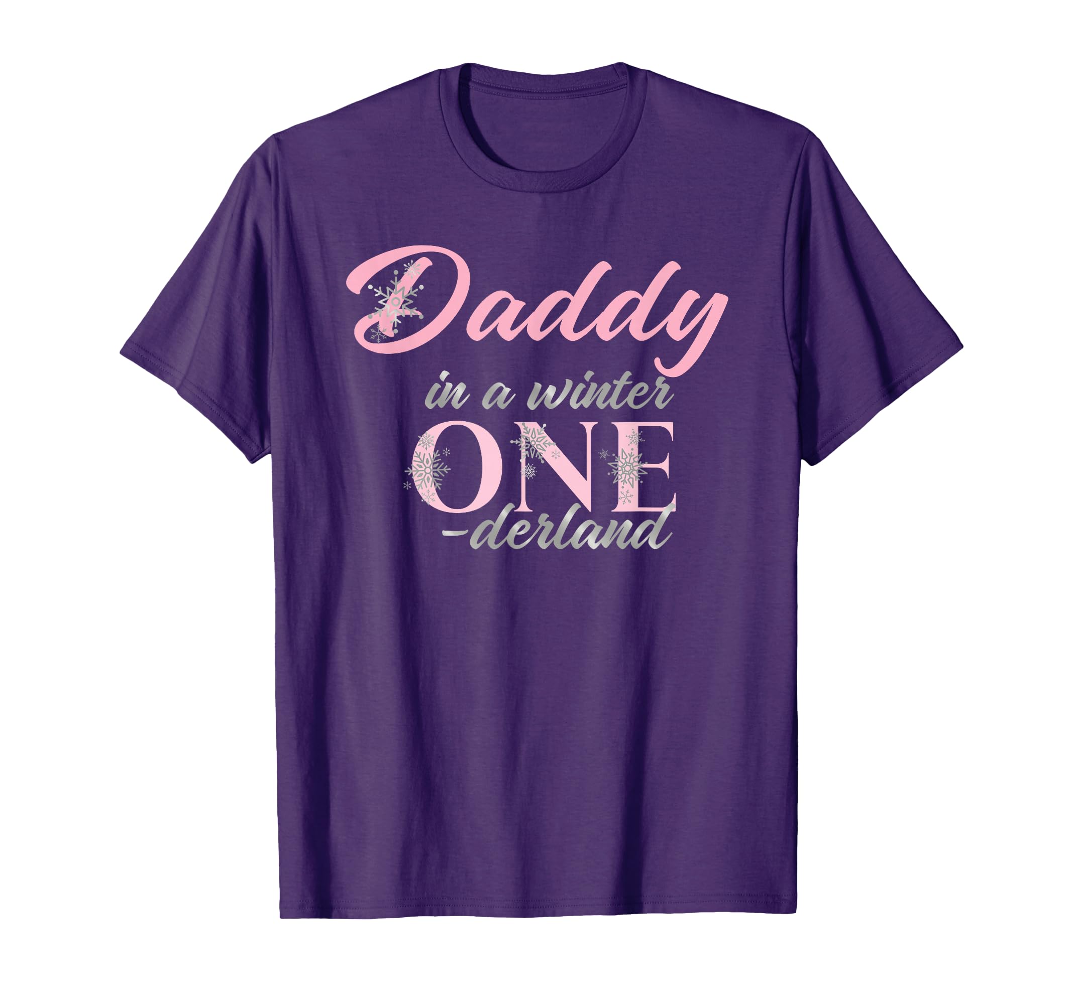 Daddy Birthday Winter Onederland T-Shirt - Fun Novelty Design for Adults - T-Shirt, Sweatshirt, Hoodie