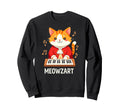 Musician Cat Meowzart Music Sweatshirt - Casual Everyday Wear Men Women - T-Shirt, Sweatshirt, Hoodie