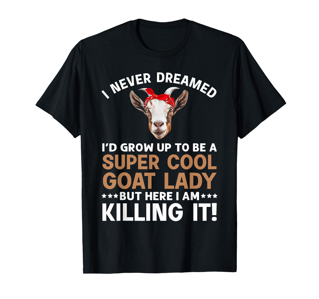 Goat Lady Art Animal Farmer Goat Lover T-Shirt - Trendy Graphic Unisex - T-Shirt, Sweatshirt, Hoodie