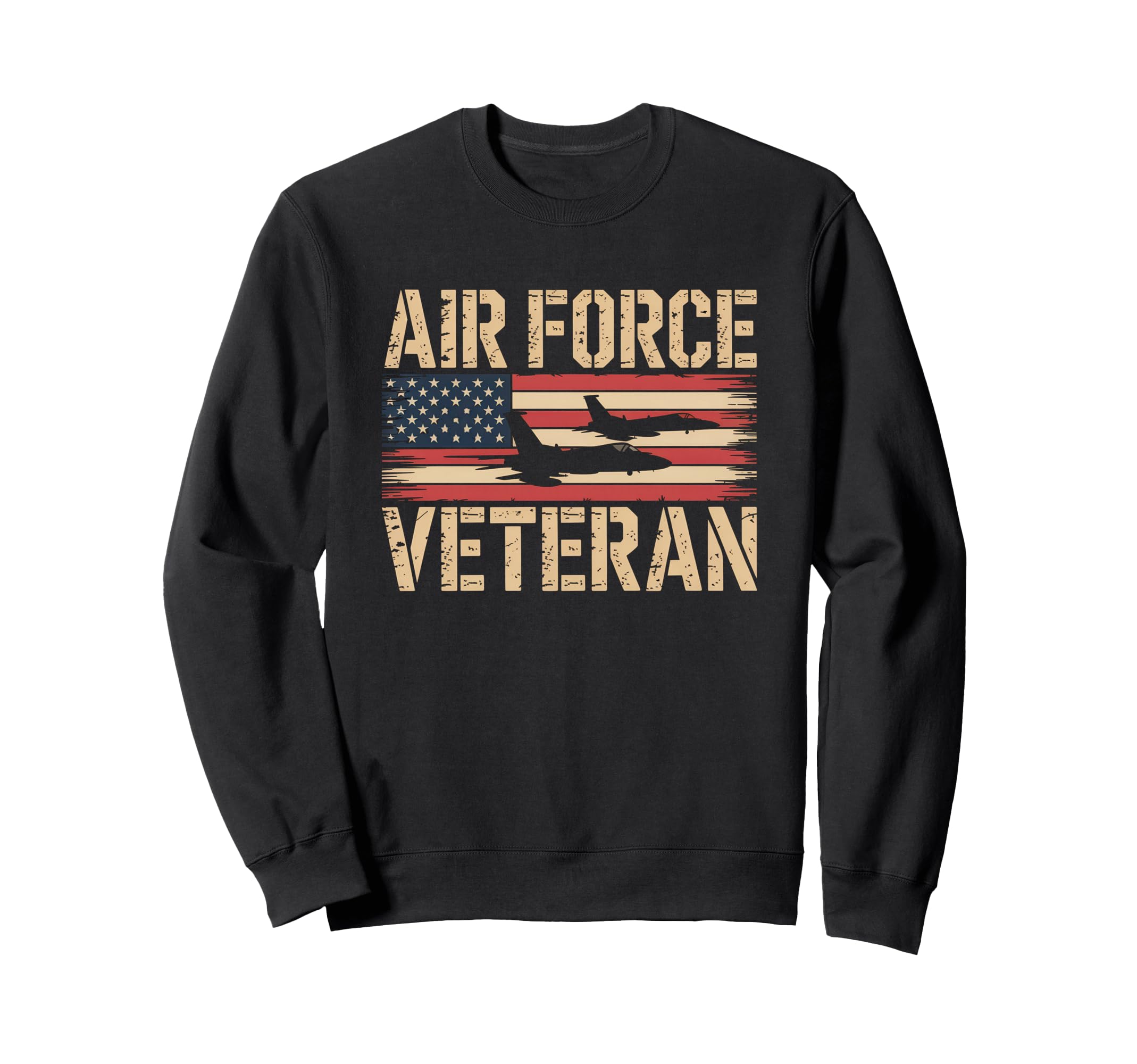Air Force Veteran Us American Flag Sweatshirt - Custom Art Print Unisex - T-Shirt, Sweatshirt, Hoodie