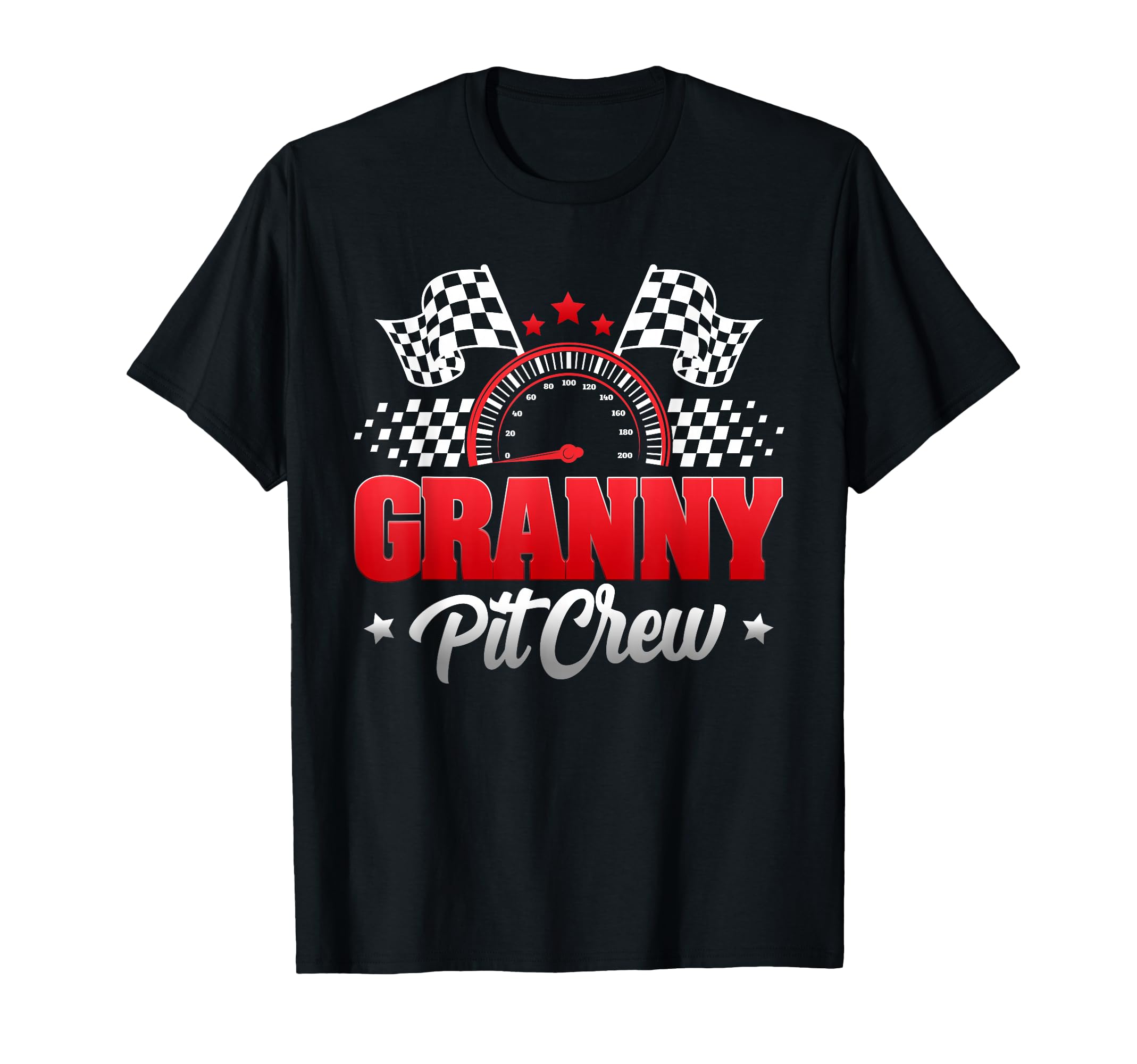 Granny Pit Crew Race Car Birthday T-Shirt - Casual Everyday Wear Men Women - T-Shirt, Sweatshirt, Hoodie