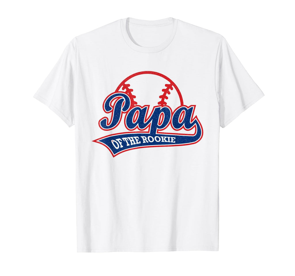 Funny Baseball Papa Rookie T-Shirt - Aesthetic Graphic Unisex - T-Shirt, Sweatshirt, Hoodie