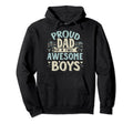 Fathers Day From Sons Proud Dad Hoodie - Casual Everyday Wear for Adults - T-Shirt, Sweatshirt, Hoodie