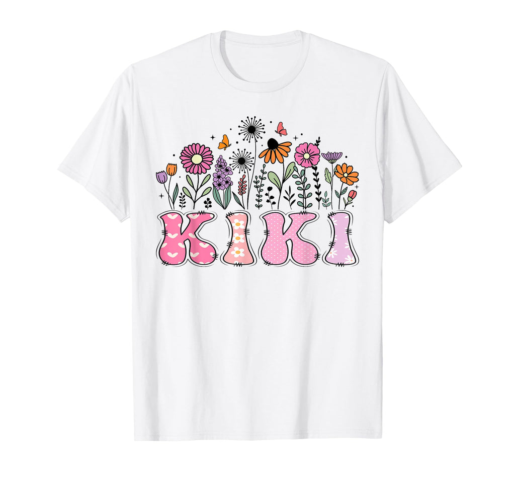 Wildflower Kiki Birthday Floral Hippie T-Shirt - Novelty Apparel Unisex - T-Shirt, Sweatshirt, Hoodie