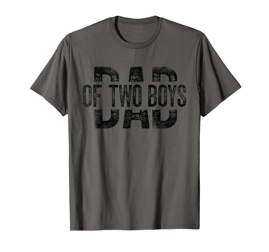 Dad Two Gifts Daddy 2 Sons Fathers Day T-Shirt - Novelty Apparel Unisex - T-Shirt, Sweatshirt, Hoodie