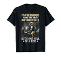 Fatherhood And Motorcycles Both Hell T-Shirt - Minimalist Print Unisex - T-Shirt, Sweatshirt, Hoodie