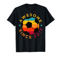 Awesome Since 2012 Soccer Birthday Party T-Shirt - Unique Graphic Unisex - T-Shirt, Sweatshirt, Hoodie