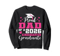 Proud Dad Kindergarten Graduate 2026 Sweatshirt - Trendy Graphic Men Women - T-Shirt, Sweatshirt, Hoodie
