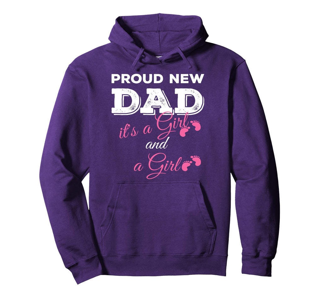 Proud New Dad Its And Twin Daddy Hoodie - Fun Novelty Design for Adults - T-Shirt, Sweatshirt, Hoodie