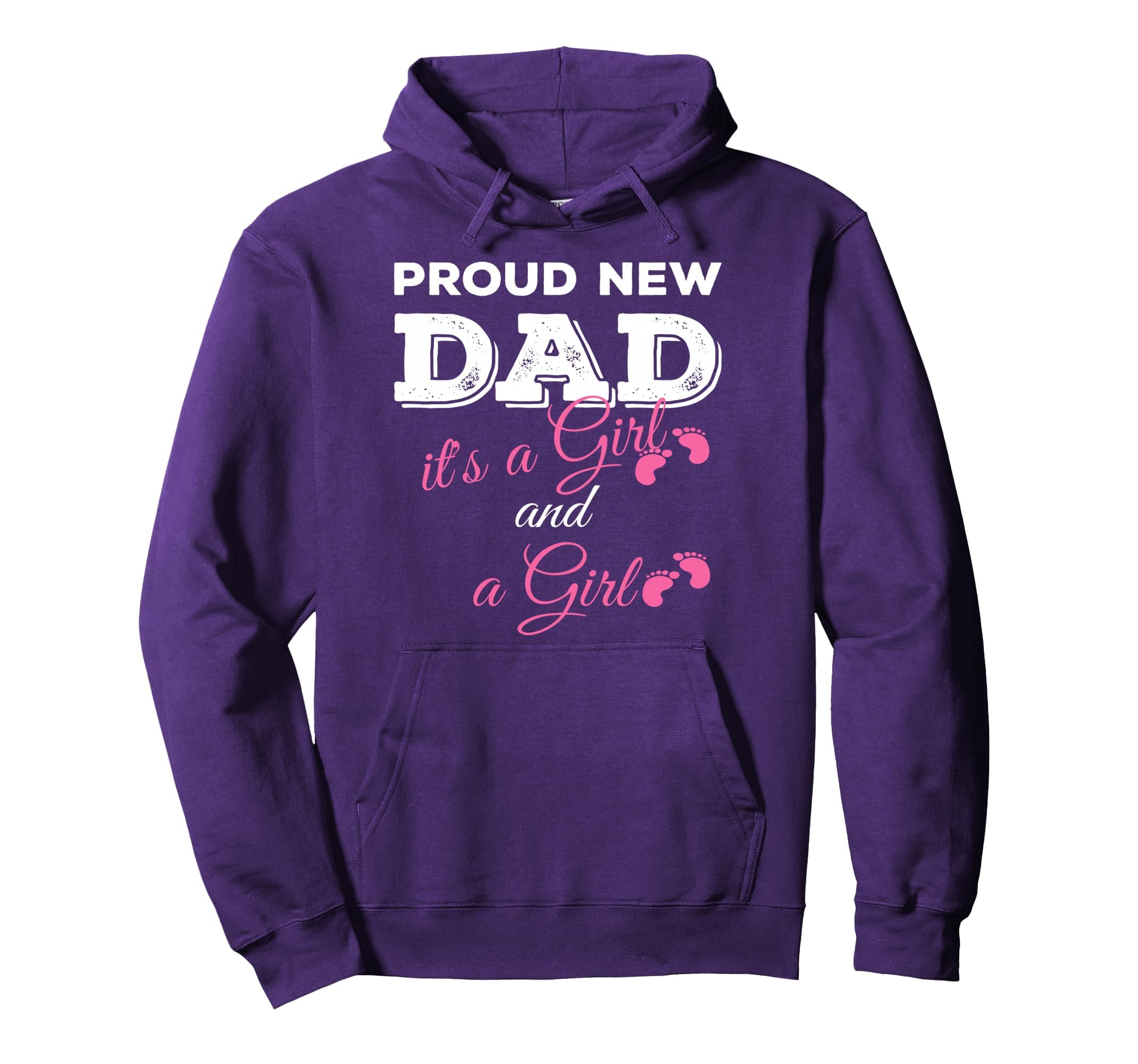 Proud New Dad Its And Twin Daddy Hoodie - Fun Novelty Design for Adults - T-Shirt, Sweatshirt, Hoodie