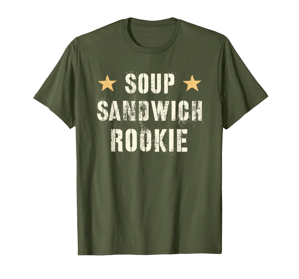 Soup Sandwich Rookie Proud Officer T-Shirt - Fun Novelty Design Men Women - T-Shirt, Sweatshirt, Hoodie