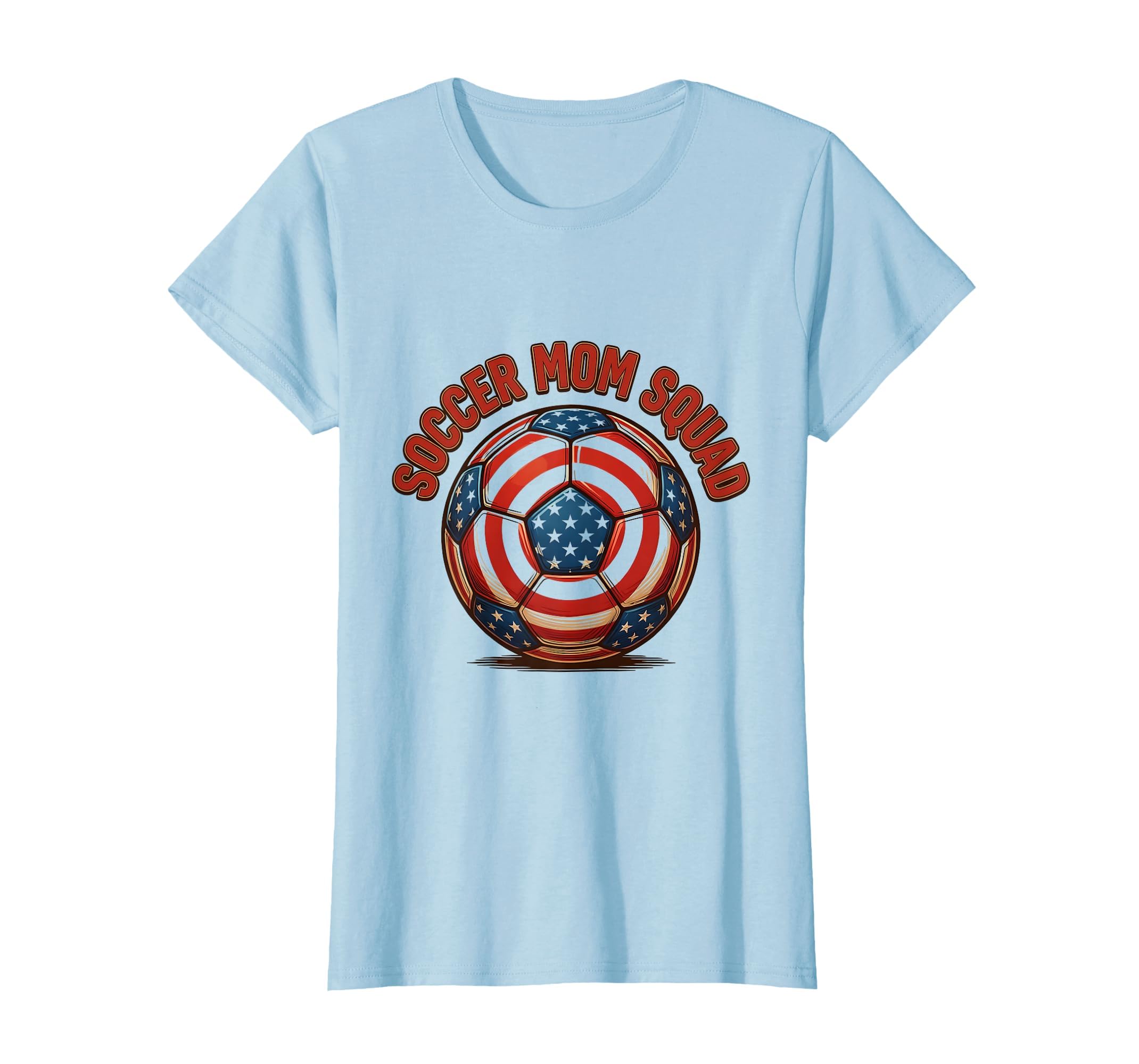Soccer Mom Squad American Flag T-Shirt - Aesthetic Graphic Unisex - T-Shirt, Sweatshirt, Hoodie