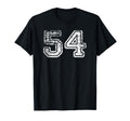 Number 54 Baseball Football Soccer T-Shirt - Casual Everyday Wear Unisex - T-Shirt, Sweatshirt, Hoodie