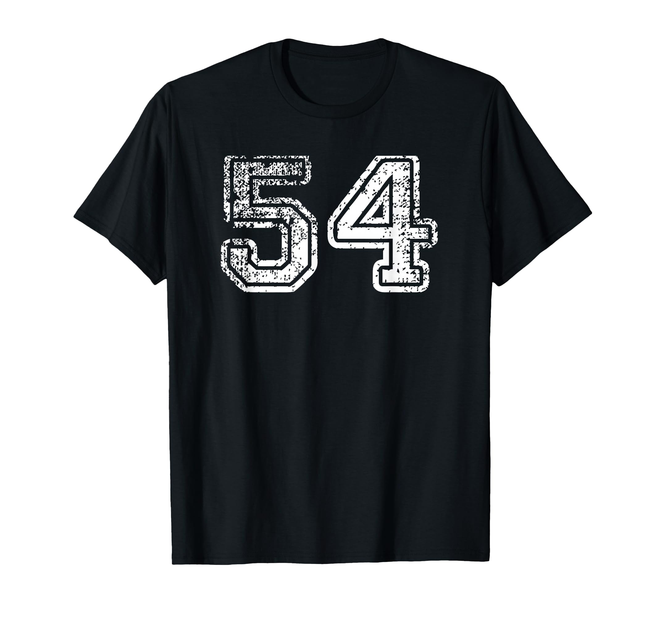 Number 54 Baseball Football Soccer T-Shirt - Casual Everyday Wear Unisex - T-Shirt, Sweatshirt, Hoodie