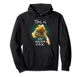 This Is My Happy Face Bearded Dragon Hoodie - Minimalist Print Unisex - T-Shirt, Sweatshirt, Hoodie