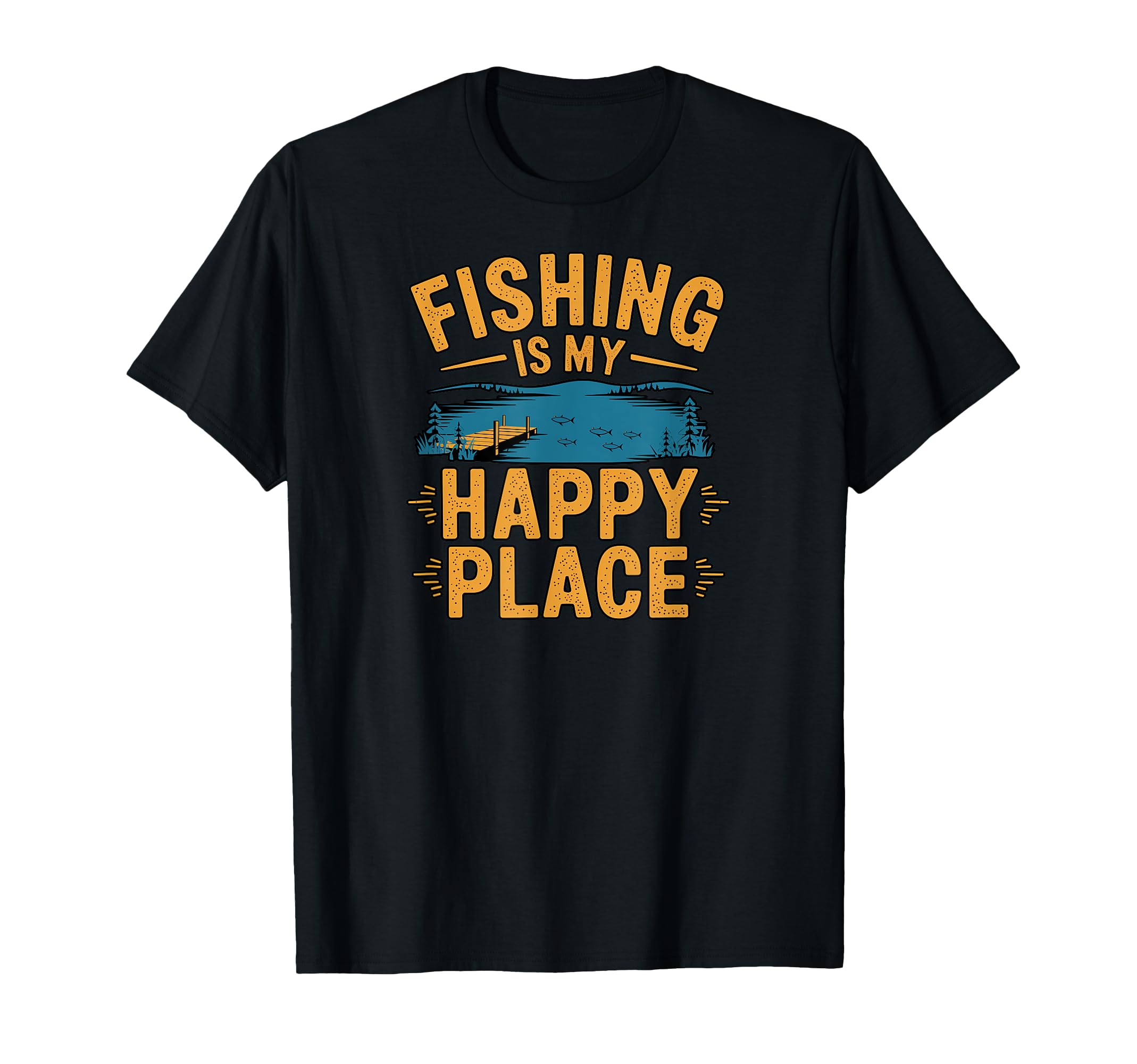 Funny Fishing Fisherman Witty Fish T-Shirt - Custom Art Print Men Women - T-Shirt, Sweatshirt, Hoodie