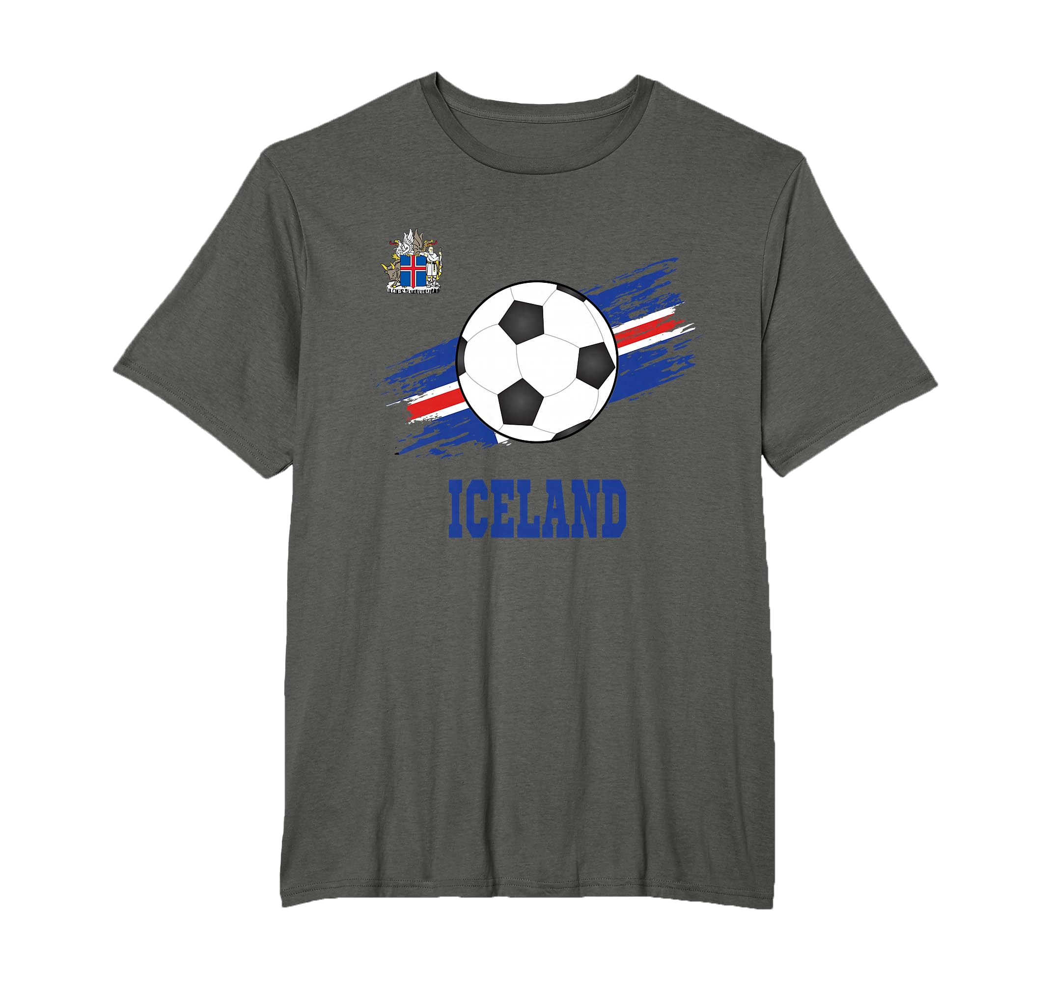 Iceland Soccer Icelandic Football T-Shirt - Minimalist Print for Adults - T-Shirt, Sweatshirt, Hoodie