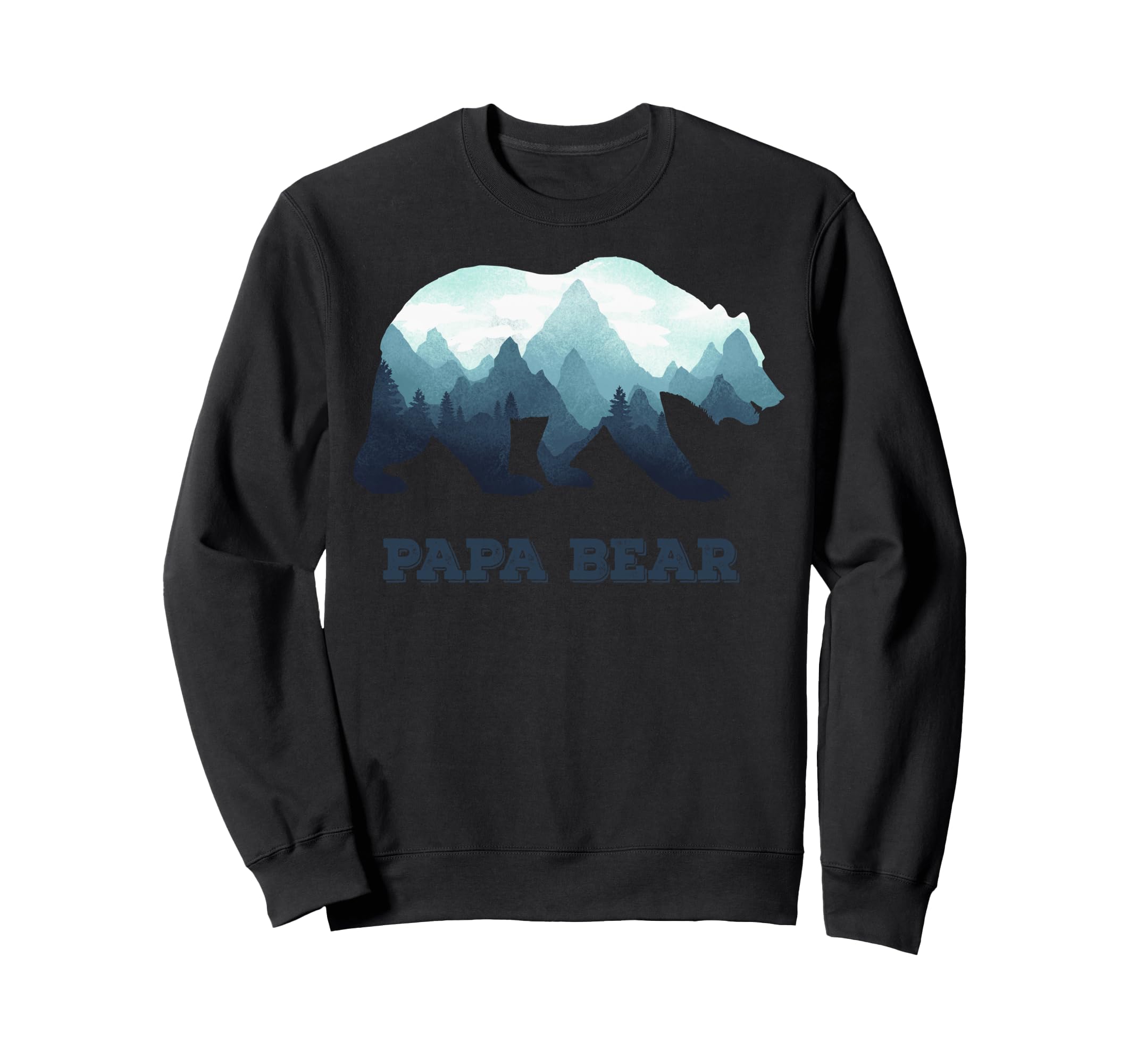 Papa Bear Wildlife Fathers Day Sweatshirt - Streetwear Style Men Women - T-Shirt, Sweatshirt, Hoodie
