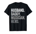 Husband Daddy Musician Dad Hero Funny T-Shirt - Graphic Print for Adults - T-Shirt, Sweatshirt, Hoodie