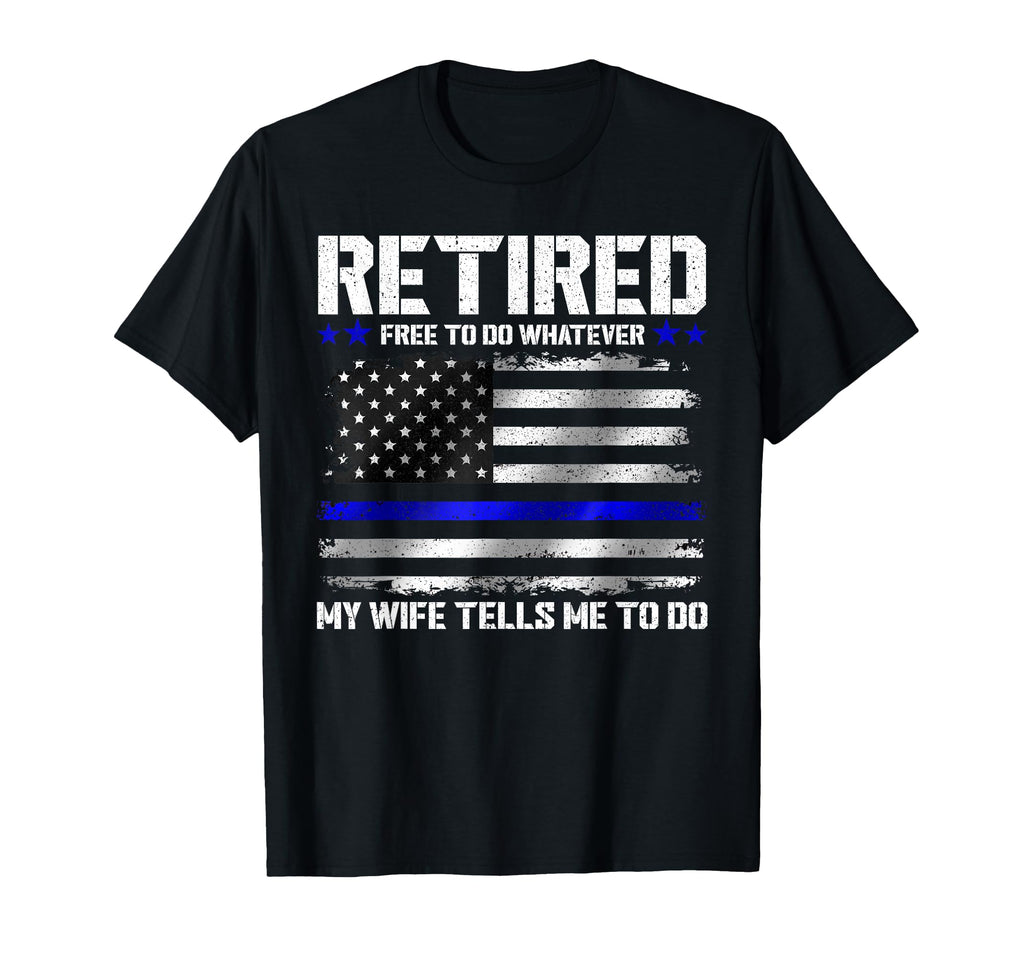 Retired Police Officer Funny Retired T-Shirt - Streetwear Style Men Women - T-Shirt, Sweatshirt, Hoodie