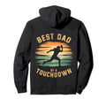 Funny Best Dad Touchdown American Hoodie - Graphic Print for Adults - T-Shirt, Sweatshirt, Hoodie