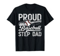 Stepdad Baseball Proud Baseball Step T-Shirt - Trendy Graphic for Adults - T-Shirt, Sweatshirt, Hoodie