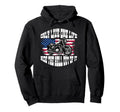 Biker Dad American Us Flag Hoodie - Aesthetic Graphic for Adults - T-Shirt, Sweatshirt, Hoodie