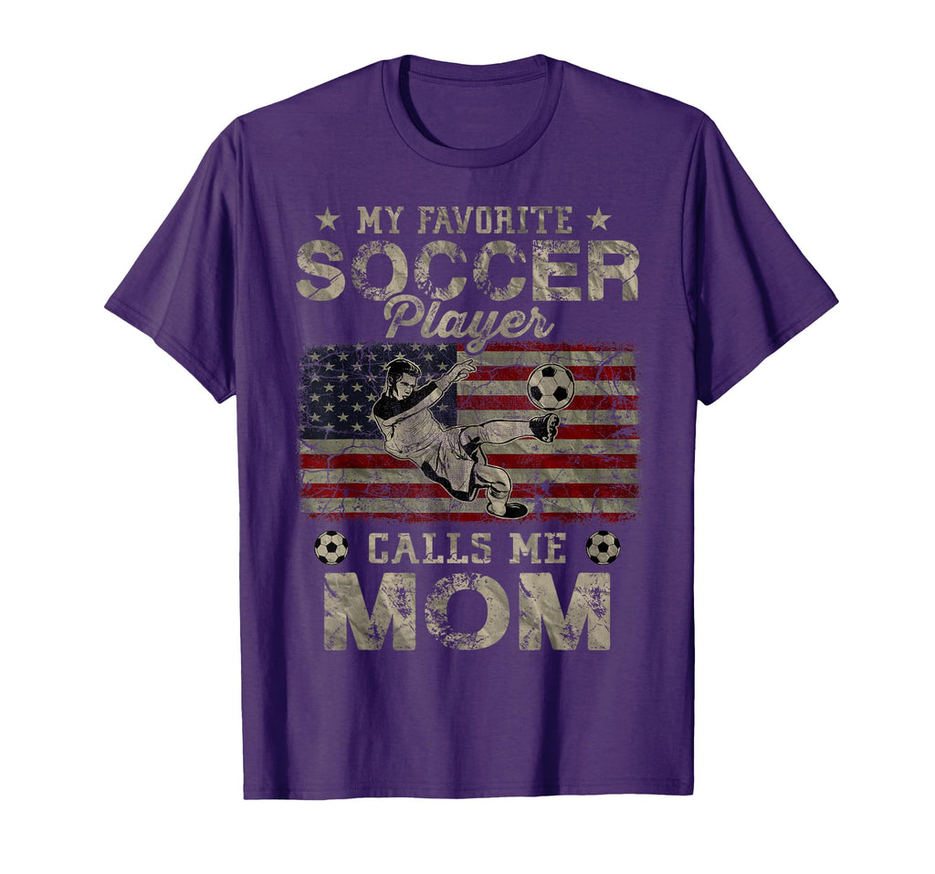 My Favorite Soccer Player Calls Me Mom T-Shirt - Trendy Graphic for Adults - T-Shirt, Sweatshirt, Hoodie