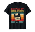 I Keep All My Dad Jokes Dad Base T-Shirt - Casual Everyday Wear for Adults - T-Shirt, Sweatshirt, Hoodie