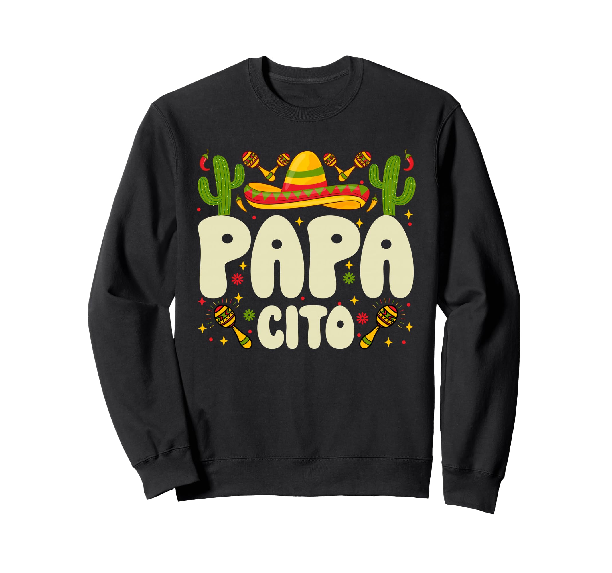 Papacito Cinco De Mayo Matching Sweatshirt - Unique Graphic Men Women - T-Shirt, Sweatshirt, Hoodie
