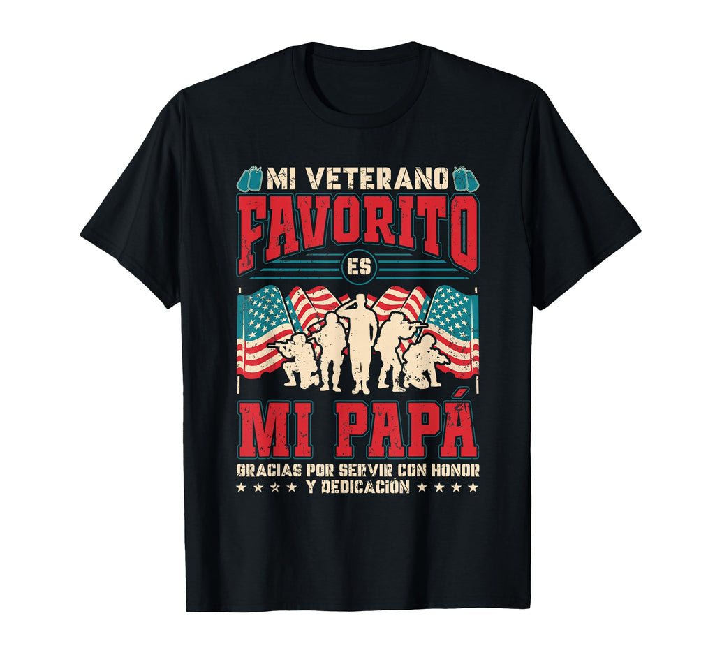 Mi Veterano Favorito Es Mi Pap T-Shirt - Aesthetic Graphic Men Women - T-Shirt, Sweatshirt, Hoodie