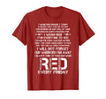 Red Friday Remember Deployed Military T-Shirt - Graphic Print Men Women - T-Shirt, Sweatshirt, Hoodie