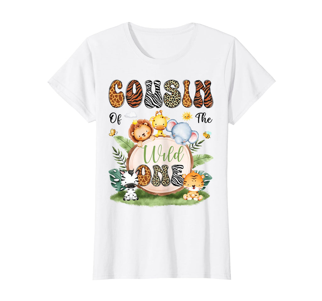 Cousin Wild One Safari Jungle 1St T-Shirt - Graphic Print Men Women - T-Shirt, Sweatshirt, Hoodie