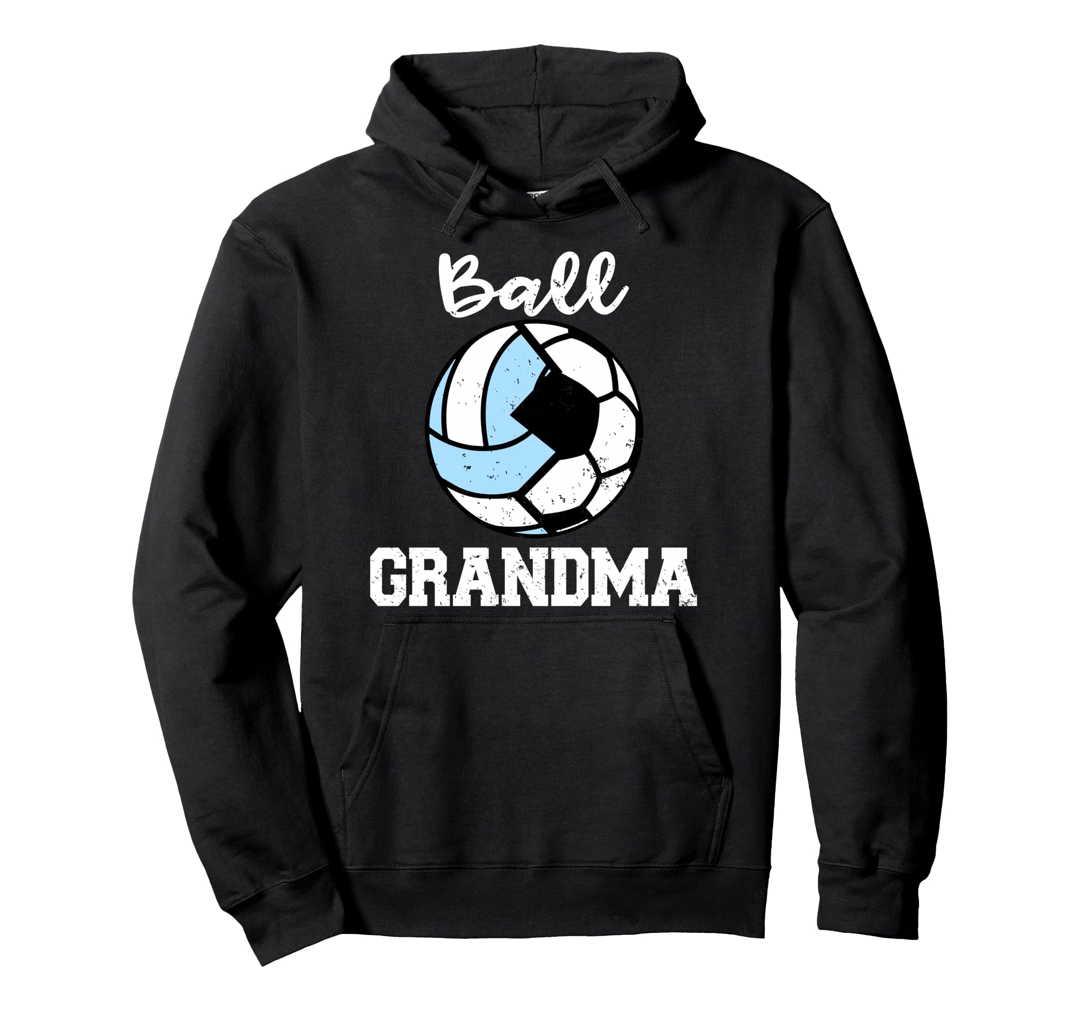 Ball Grandma Funny Soccer Volleyball Hoodie - Unique Graphic for Adults - T-Shirt, Sweatshirt, Hoodie